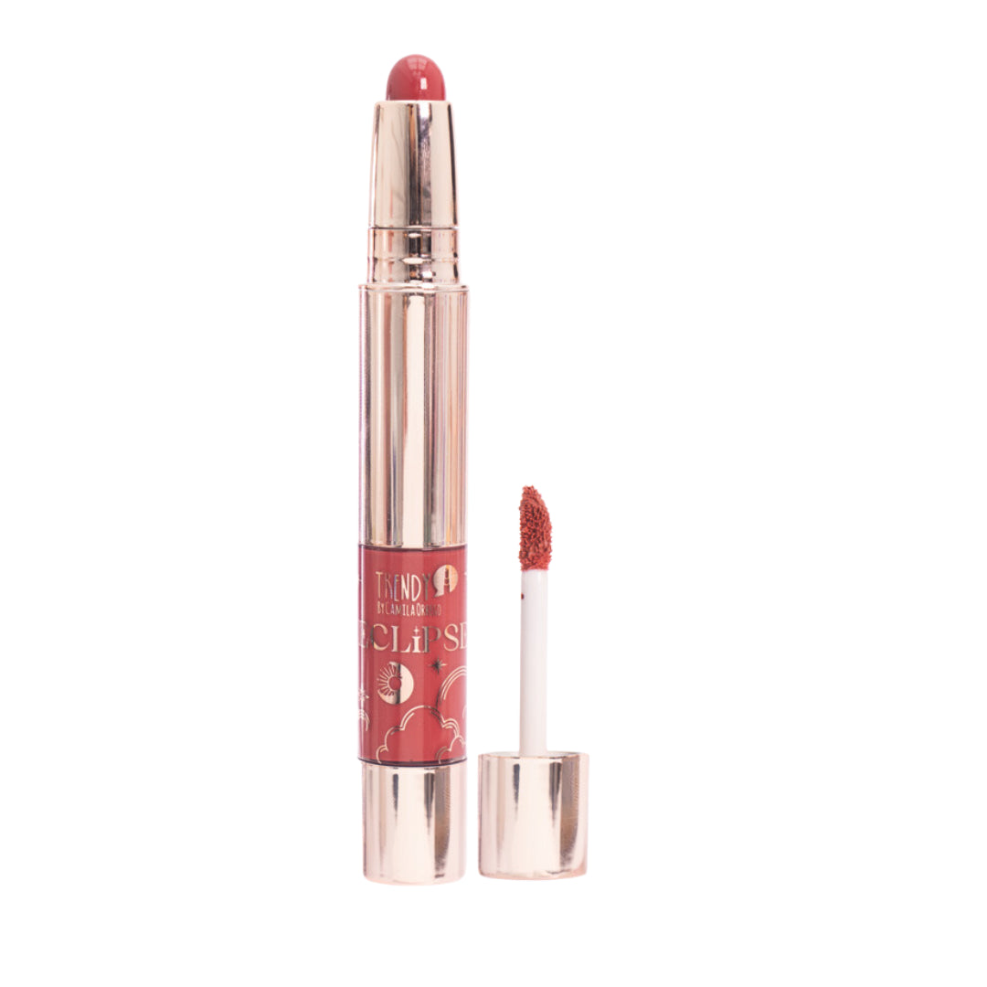 LABIAL DOBLE BARRA Y GLOSS ECLIPSE TRENDY