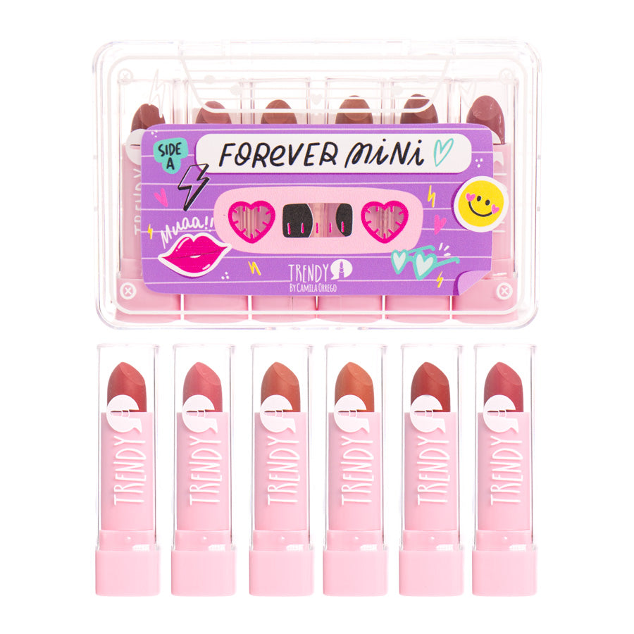 Kit X 6 Forever Mini labiales Trendy